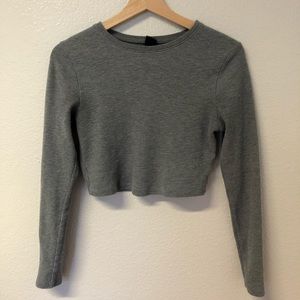 gray long sleeve